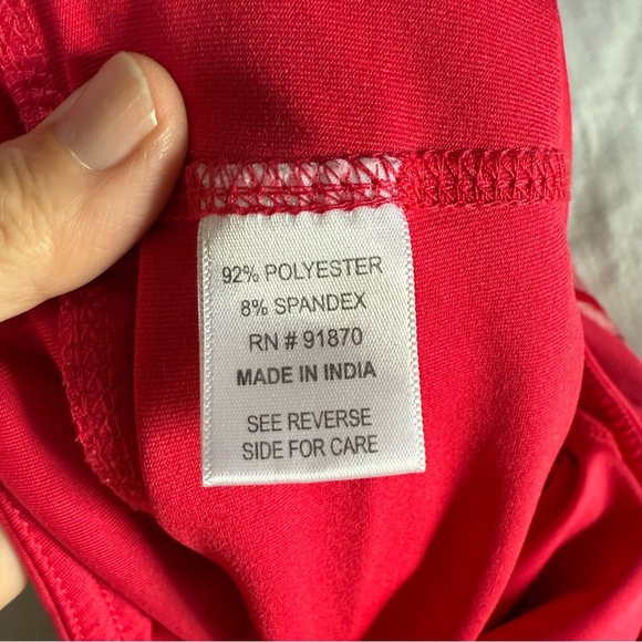 Bolle Pull On Tennis Golf Pickleball Women Skort Skirt w/ Shorts Size Large Pink - Picture 6 of 8